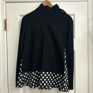 Kate spade black sweater size small